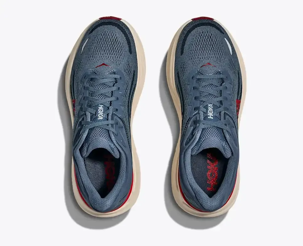 HOKA Bondi 9 Thunder Cloud Vermillion