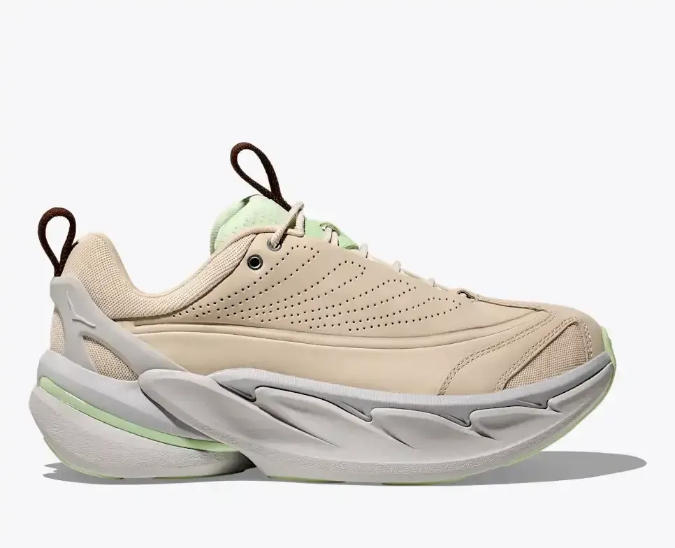 HOKA Elevon X Oatmeal Luna Moth