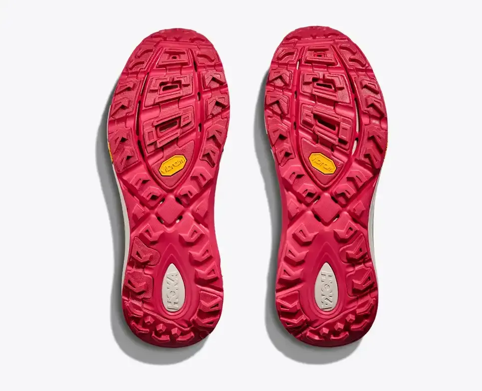 HOKA Mafate Speed 2 Galactic Grey Ruby Red