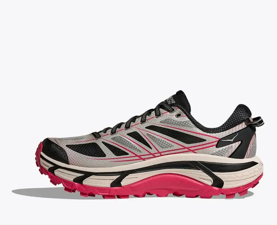 HOKA Mafate Speed 2 Galactic Grey Ruby Red