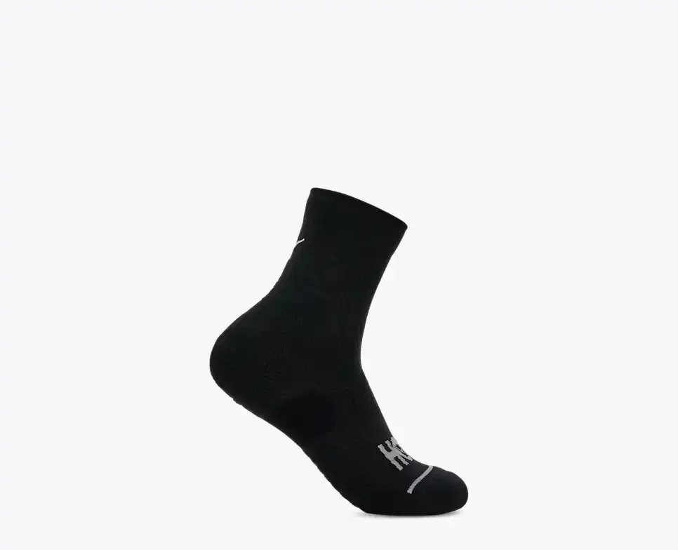 HOKA Quarter Run Sock Black