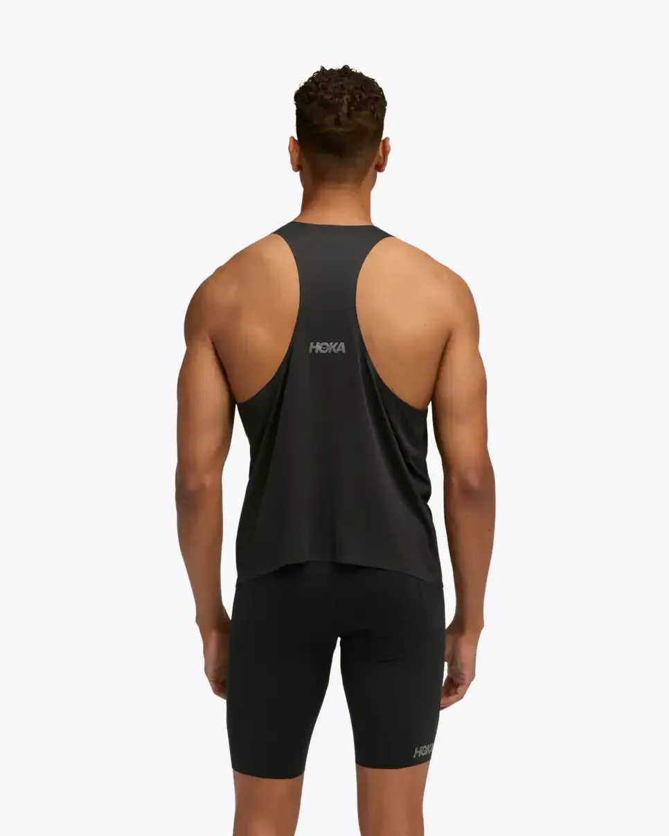 HOKA Race Day Singlet Black