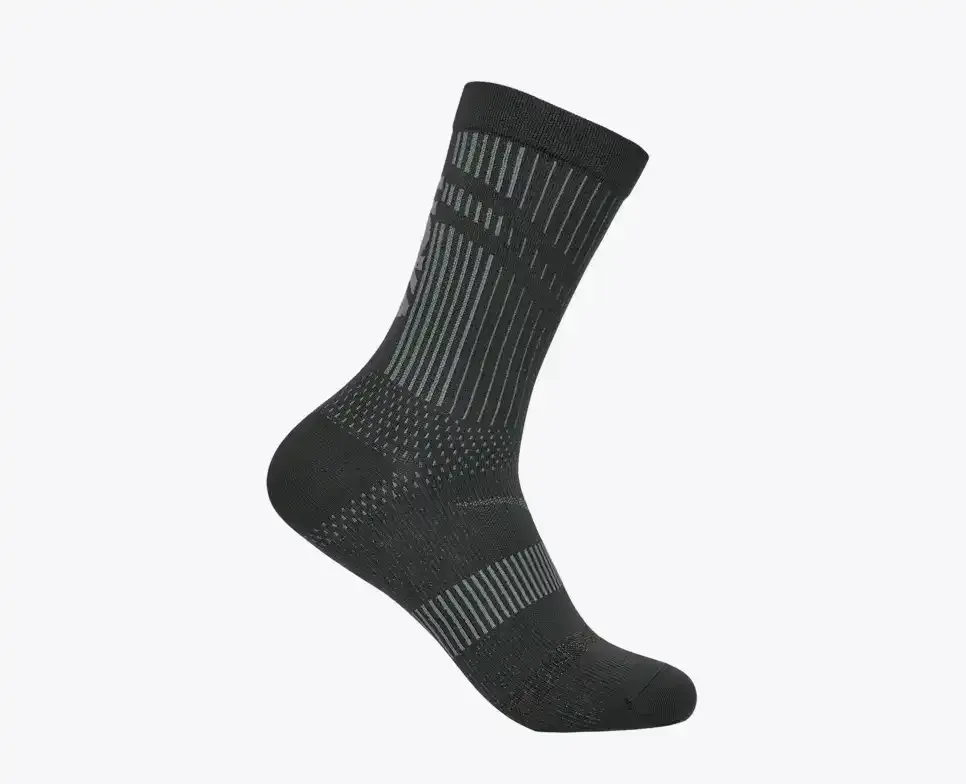 HOKA Trail Run Crew Sock Black