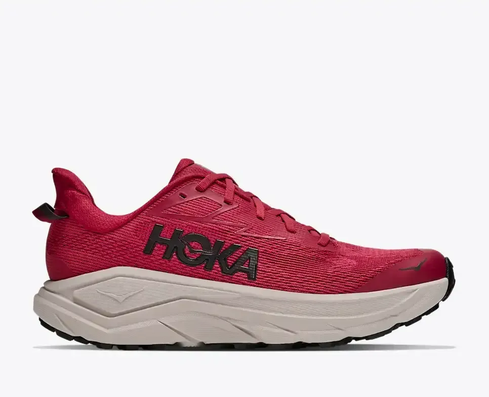 HOKA Challenger 8 Red Agate River Rock Grey
