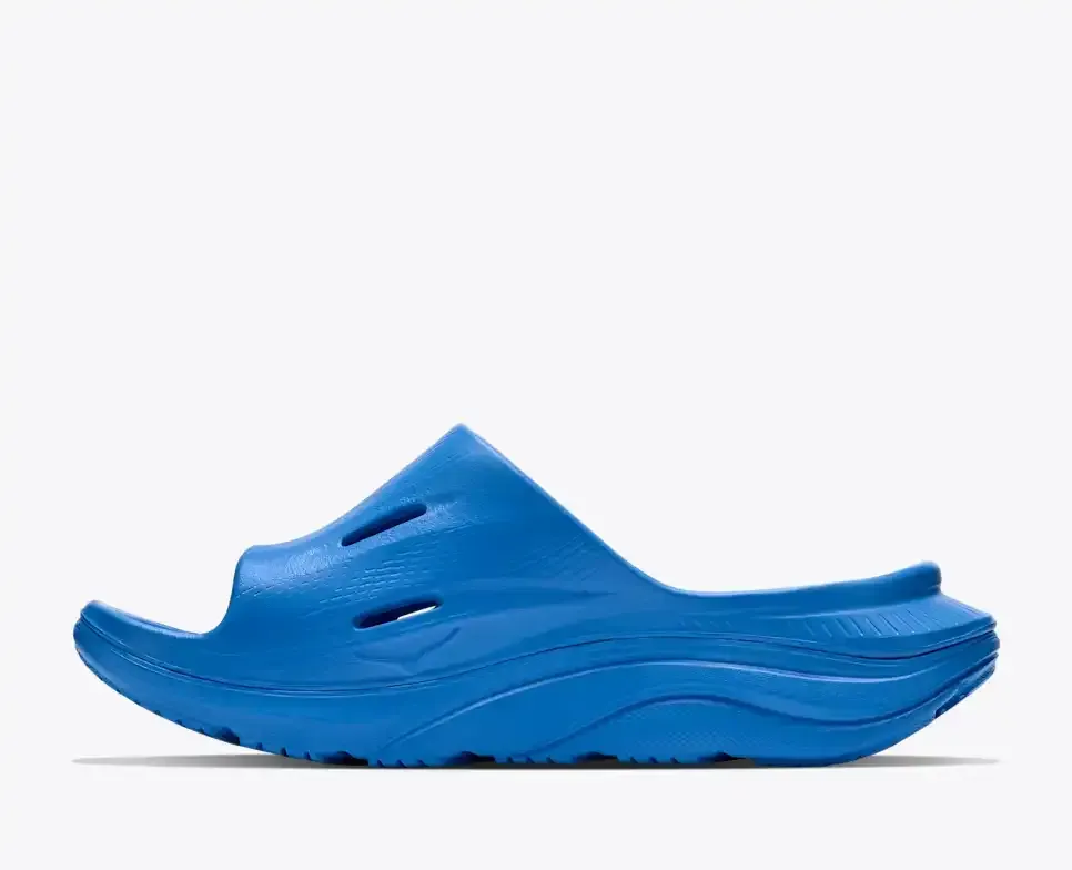 HOKA ORA Recovery Slide 3 Virtual Blue