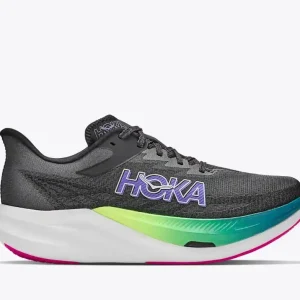 HOKA Rocket X 3 Black Neon Nebula