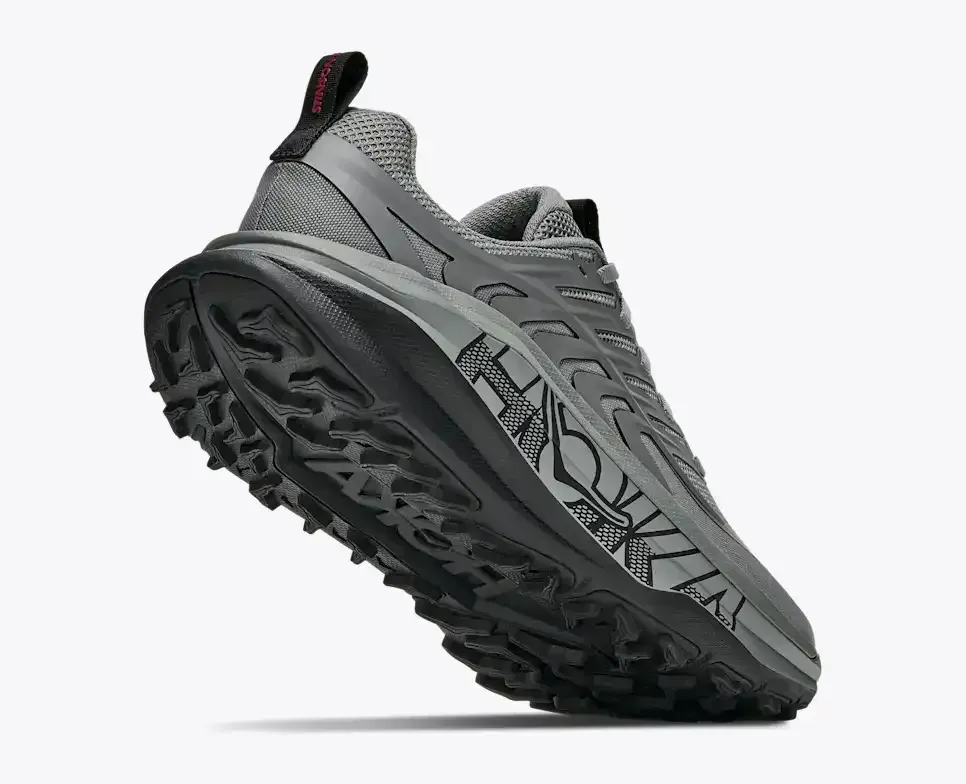 HOKA Stinson 8 Galactic Grey Black