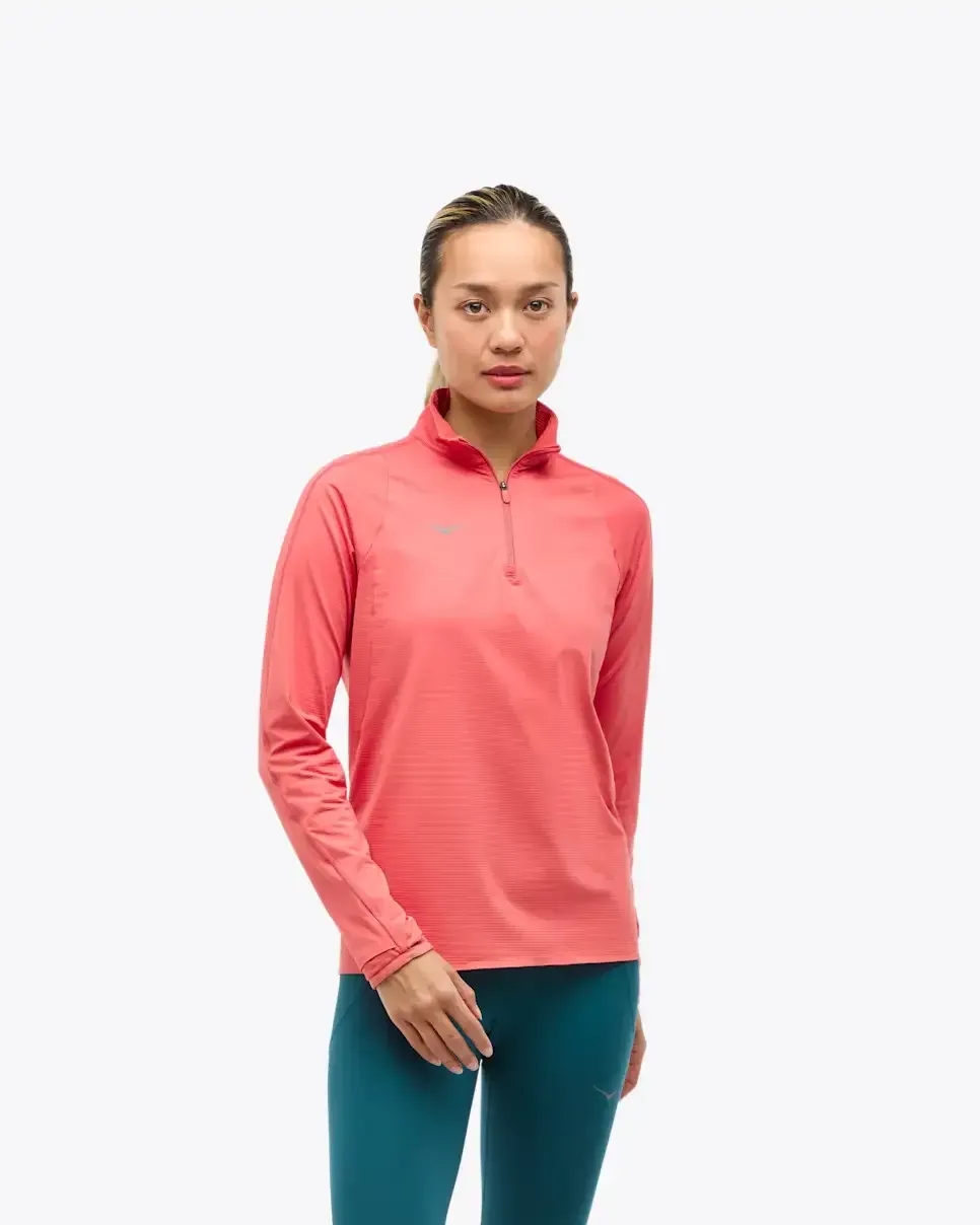 HOKA GlideTech Quarter Zip Grapfruit (Women's)